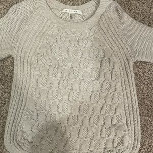Swirly knit sweater